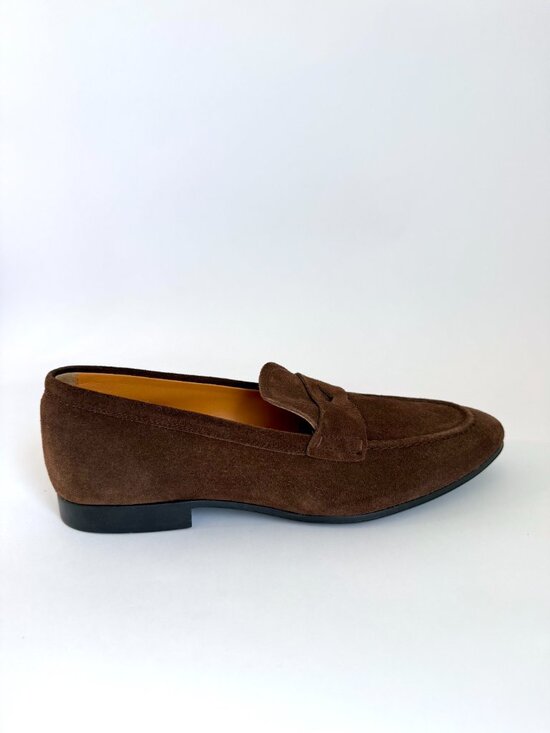 Tod’s Gomma Suede Penny Loafers Brown | Men’s US 10 | Never Worn | Made in Italy main image 6